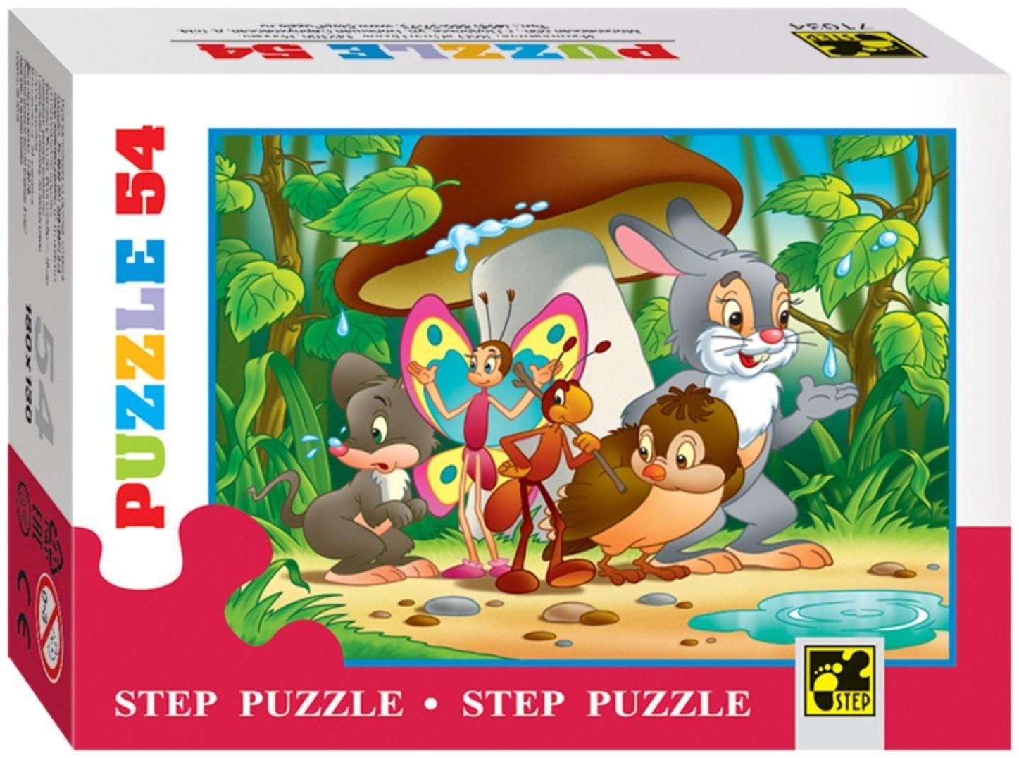 Пазл «Любимые герои сказок», 54 элемента, МИКС