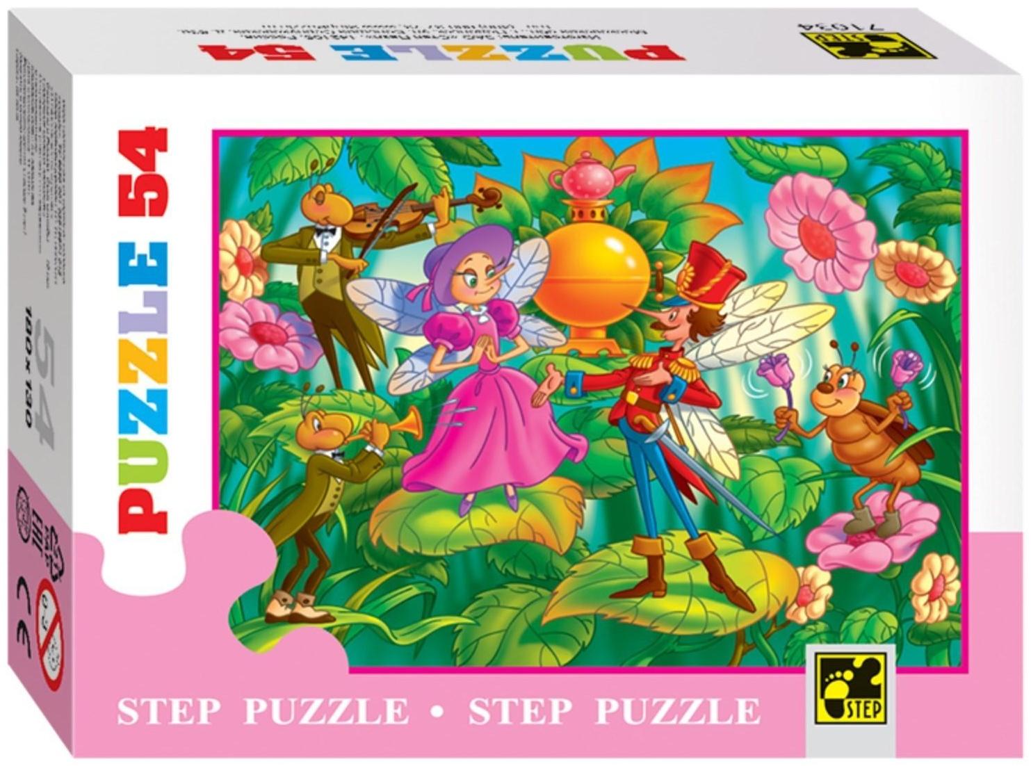 Пазл «Любимые герои сказок», 54 элемента, МИКС