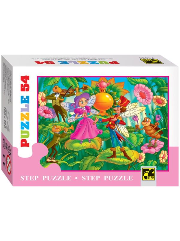 Пазл «Любимые герои сказок», 54 элемента, МИКС