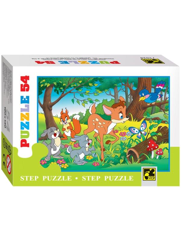 Пазл «Любимые герои сказок», 54 элемента, МИКС