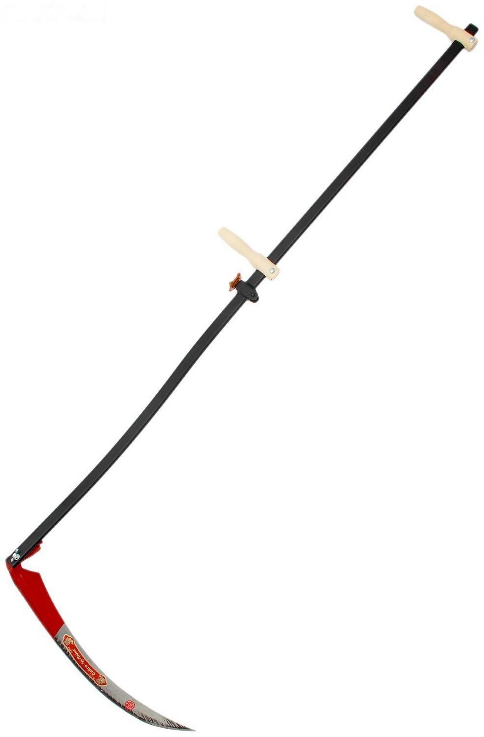 Набор косца «Трансформер»: коса «Сайга-люкс 7», 70 см, складное косовище, брусок для заточки