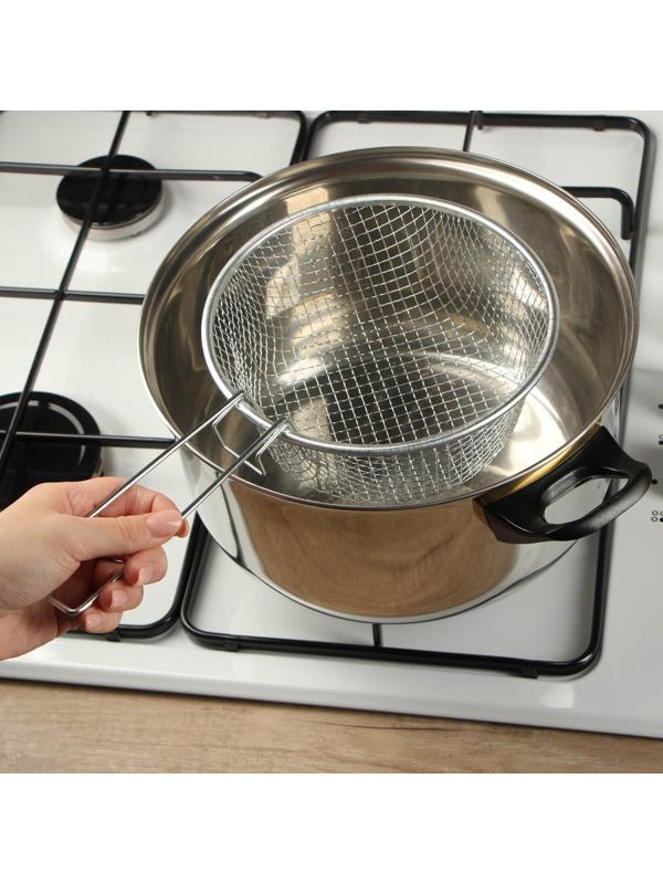 Фритюрница Доляна, d=18 см, съёмная ручка