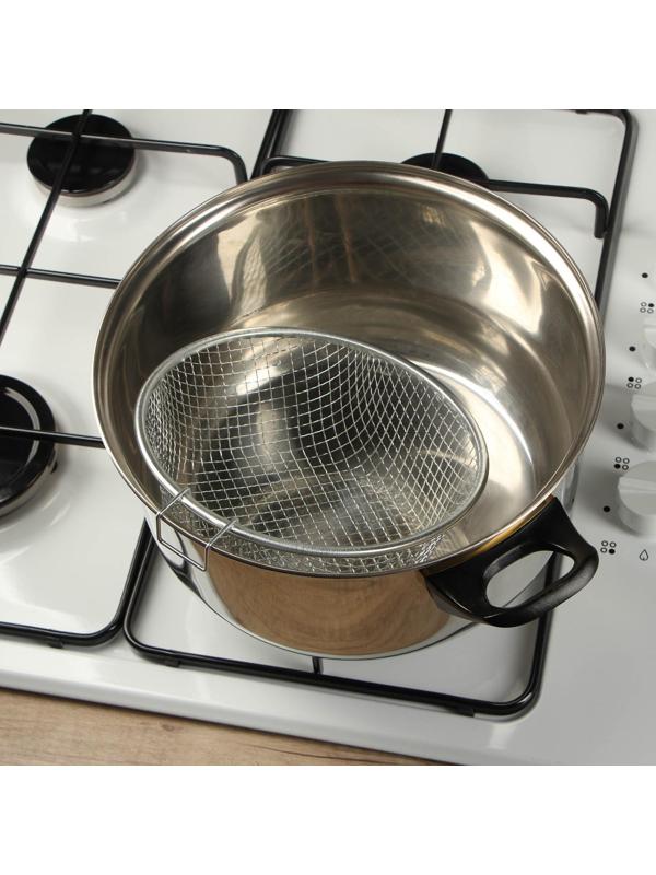 Фритюрница Доляна, d=18 см, съёмная ручка