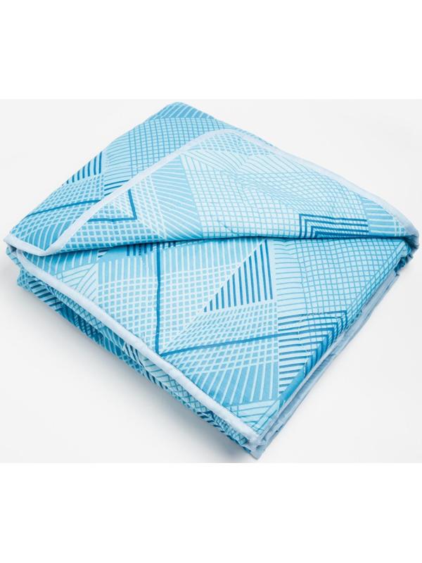 Одеяло 1,5сп облег 145х205 овечья шерсть 200г/м, бязь МИКС 120г/м хл100%