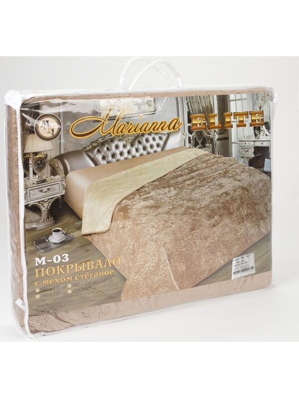 Покрывало с мехом ELITE, размер 225х250 см