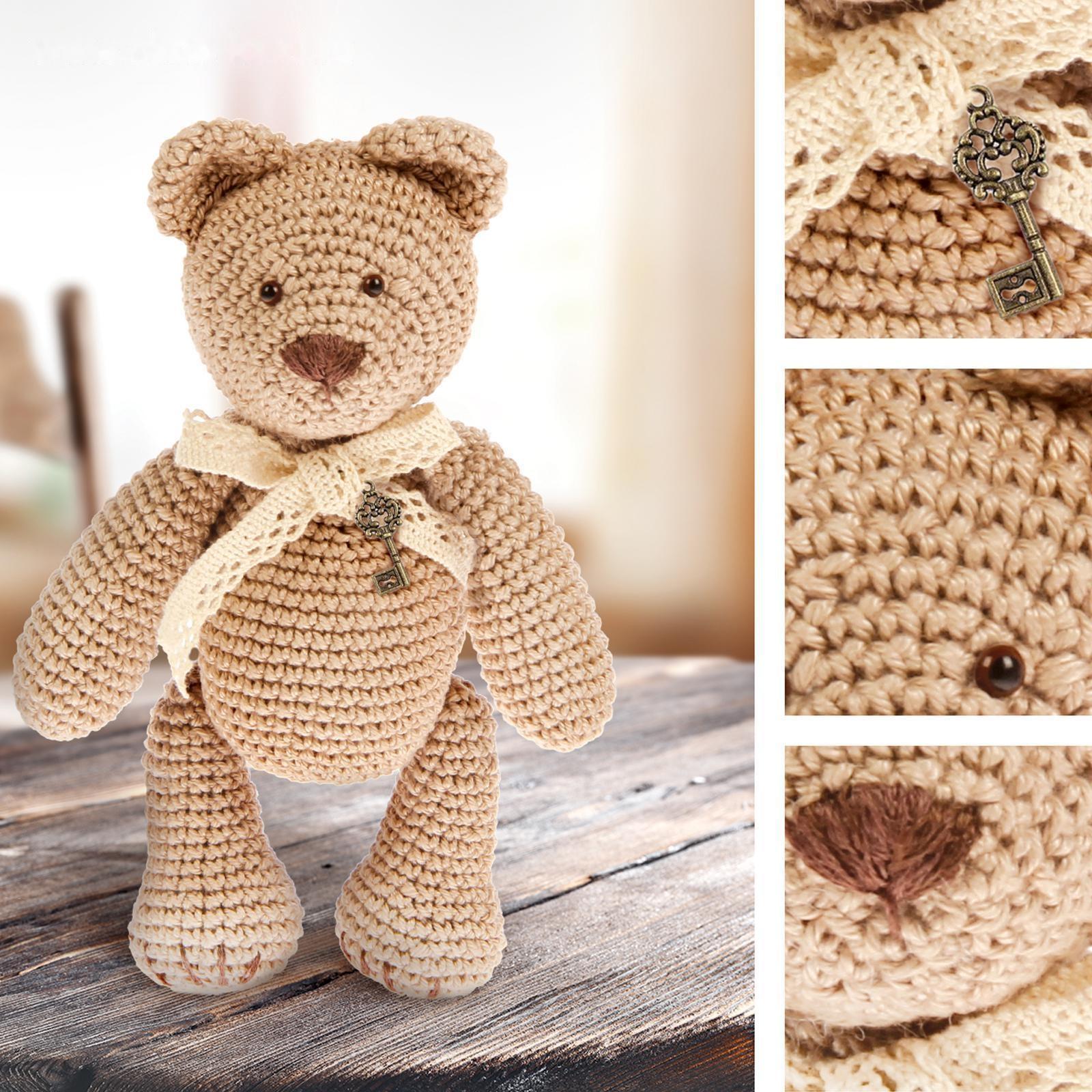 Мягкая игрушка «Мишка Тоффи», набор для вязания, 12 см × 4 см × 12,5 см