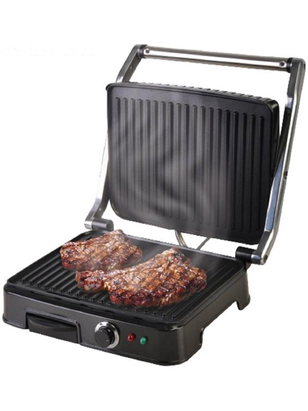 Электрогриль Centek CT-1464, 2000 Вт, антипригарное покрытие, 29.7х23.5 см