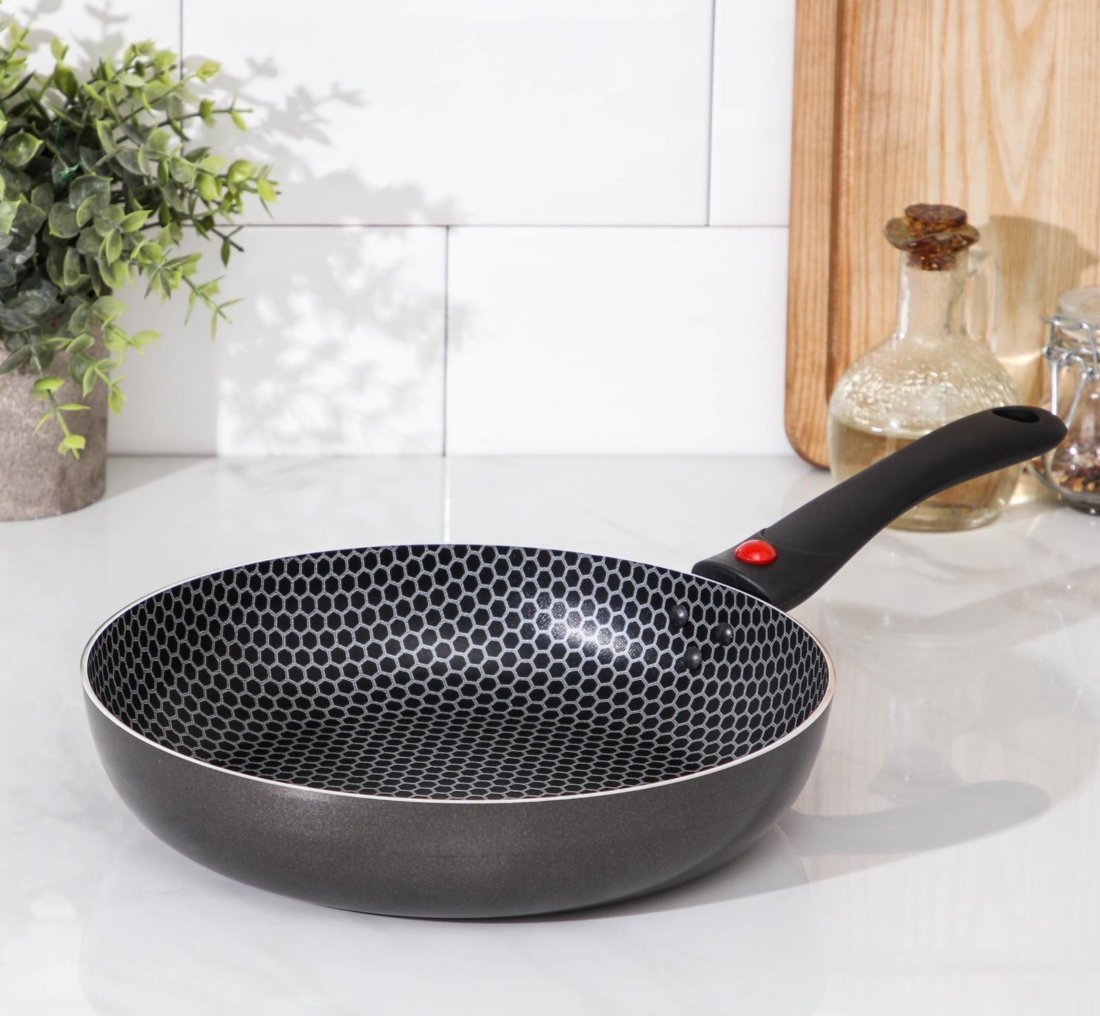 Сковорода Forever, d=24 см, съёмная ручка, антипригарное покрытие, цвет металлик