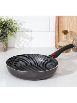 Сковорода Forever, d=24 см, съёмная ручка, антипригарное покрытие, цвет металлик