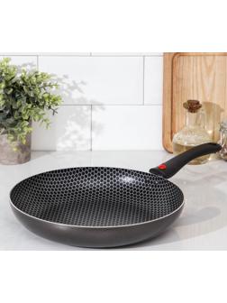 Сковорода Forever, d=28 см, съёмная ручка, антипригарное покрытие, цвет тёмно-серый