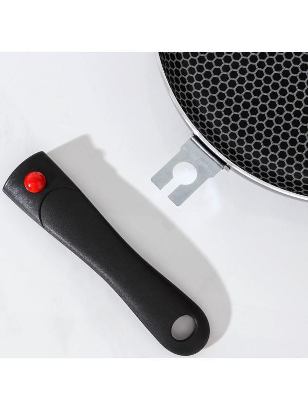 Сковорода Forever, d=28 см, съёмная ручка, антипригарное покрытие, цвет тёмно-серый