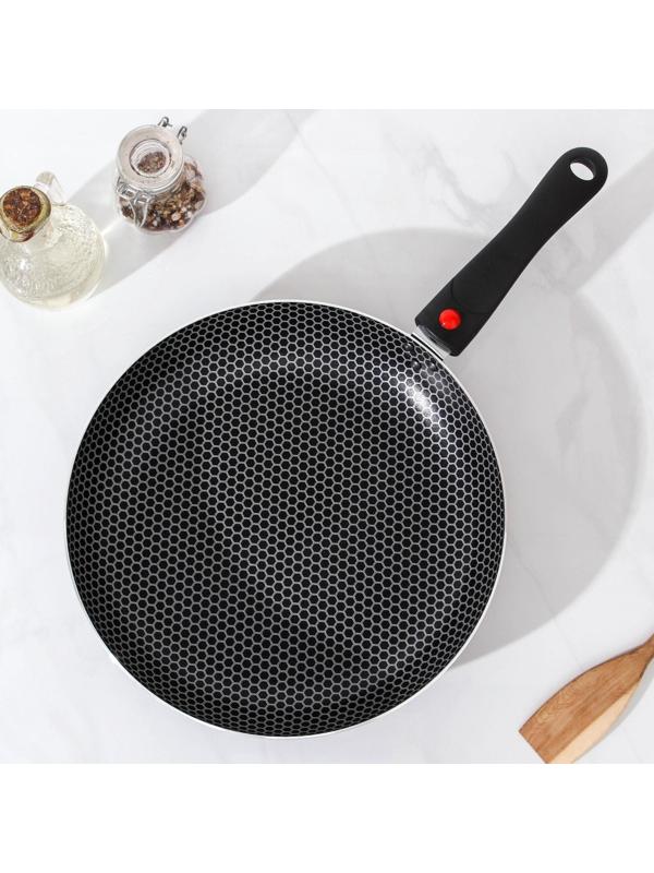 Сковорода Forever, d=28 см, съёмная ручка, антипригарное покрытие, цвет тёмно-серый