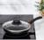 Сковорода Forever, d=20 см, съёмная ручка, стеклянная крышка, антипригарное покрытие, цвет чёрный