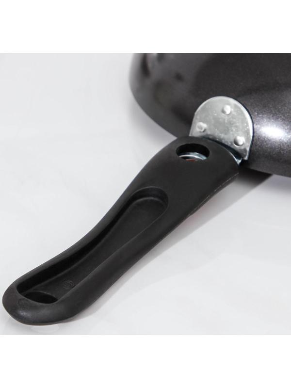 Сковорода Forever, d=20 см, съёмная ручка, стеклянная крышка, антипригарное покрытие, цвет чёрный