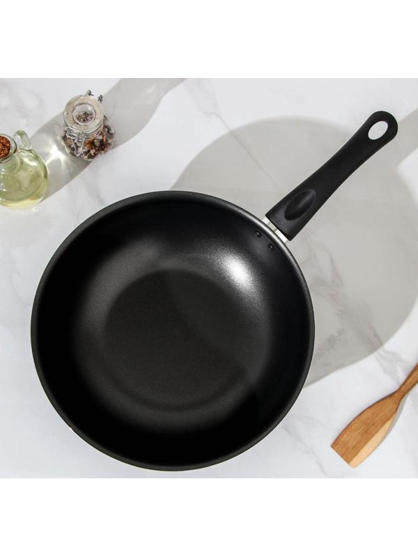 Сковорода-ВОК LITE, d=28 см, стеклянная крышка, антипригарное покрытие