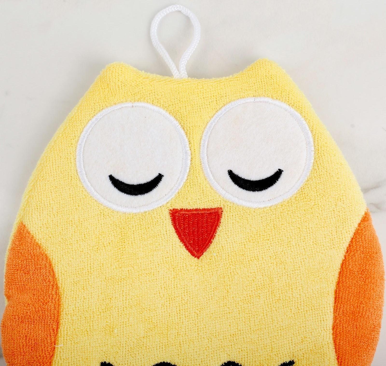 Мочалка-варежка детская для купания Доляна «Совушка», цвет МИКС