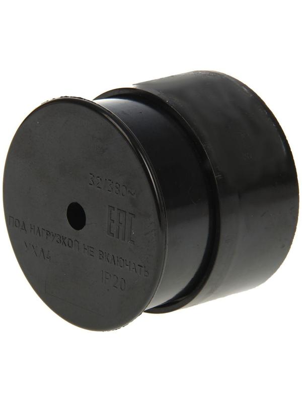 Разъем для плиты Smartbuy РШ-ВШ, 3P+PE, ОУ, 32 А, 380 В, карболит, черный