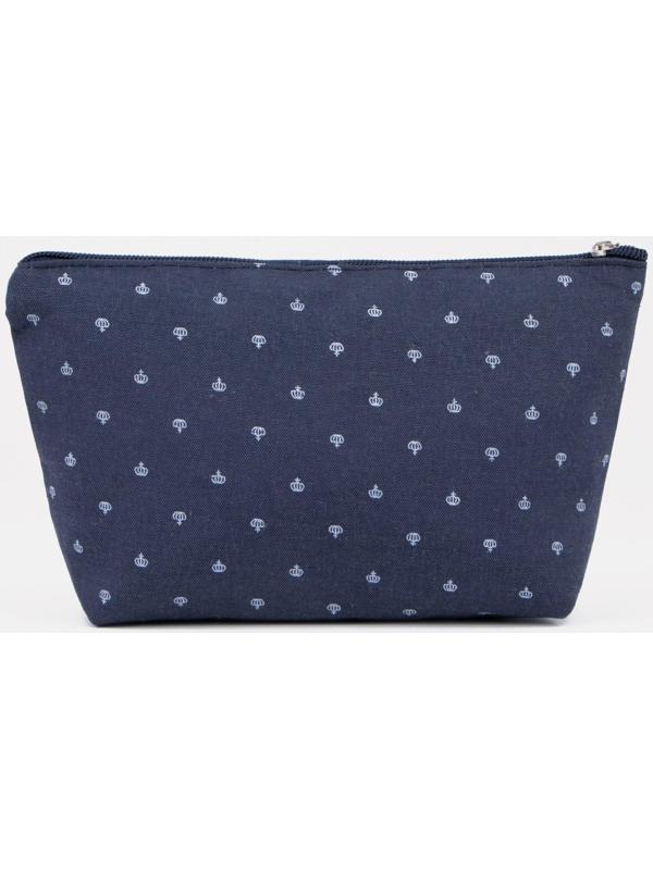 Косметичка на молнии, цвет синий