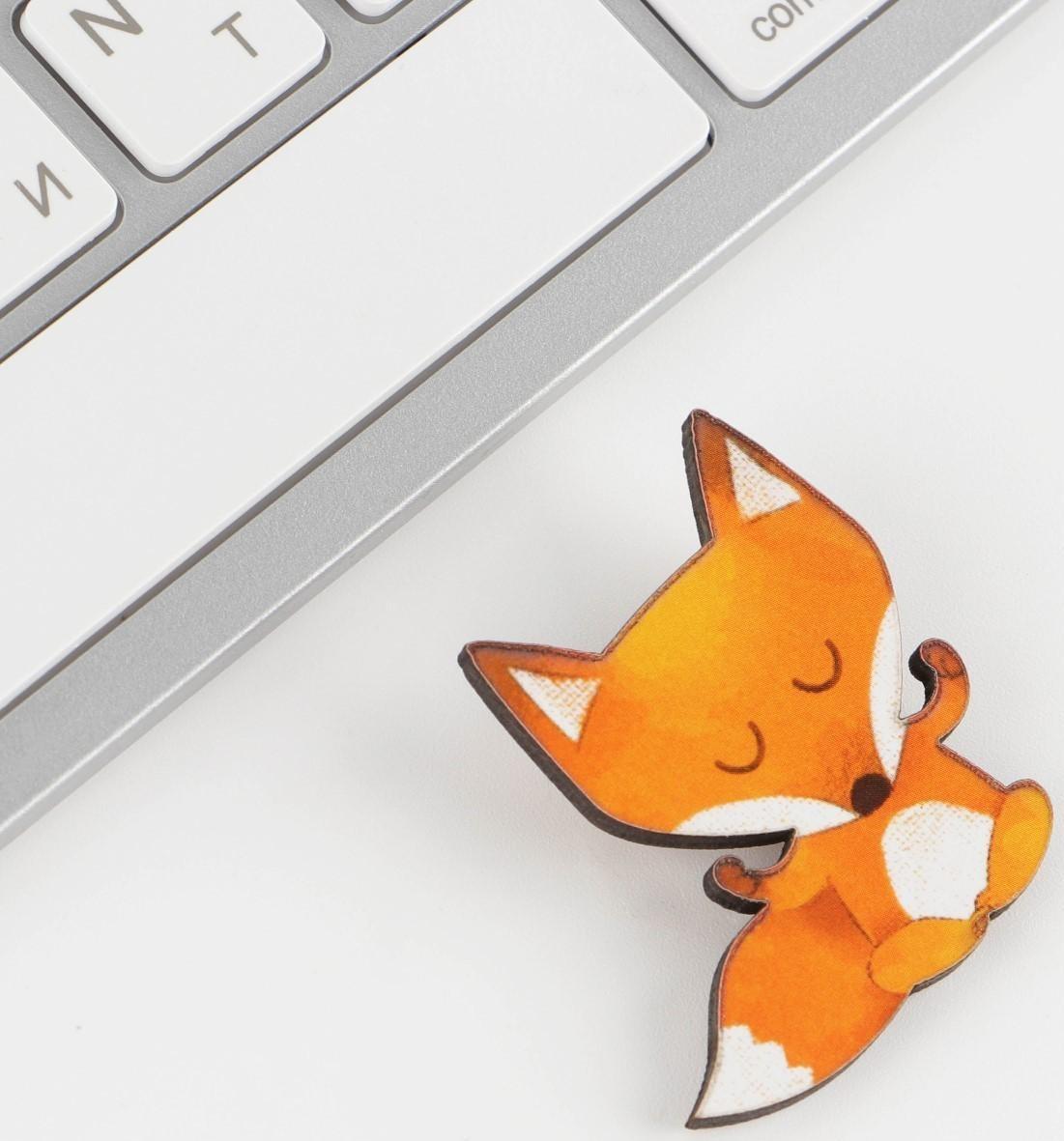 Открытка со значком «Оберег - антистресс», 3,9 х 3,9 см