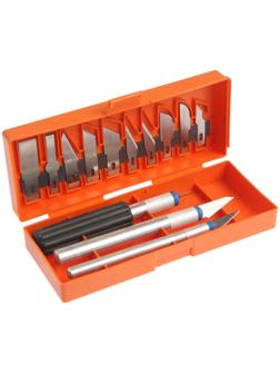 Набор ножей Hobbi, для резьбы по дереву, 13 лезвий