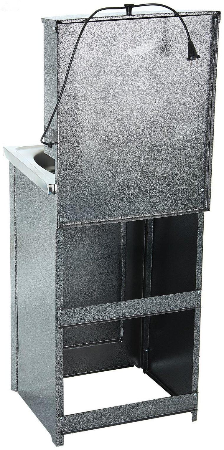 Умывальник TUNDRA, с ЭВН, нержавеющая мойка, 1250 Вт, 17 л, цвет серебро