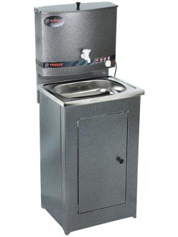 Умывальник TUNDRA, с ЭВН, нержавеющая мойка, 1250 Вт, 17 л, цвет серебро