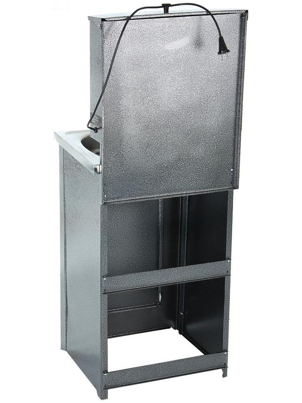 Умывальник TUNDRA, с ЭВН, нержавеющая мойка, 1250 Вт, 17 л, цвет серебро