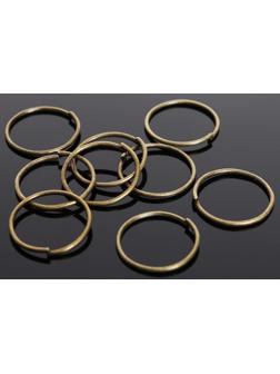 Кольцо соединительное 0,7*12мм (набор 50 гр, ±440 шт) СМ-995, цвет бронзы