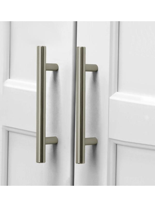 Ручка-рейлинг, d=10 мм, м/о 96 мм, цвет сатиновый никель