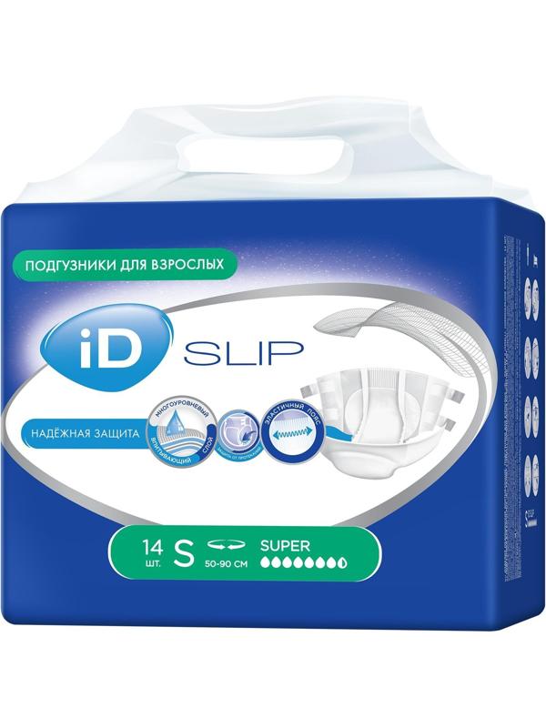 Подгузники для взрослых iD Slip, размер S, 14 шт.