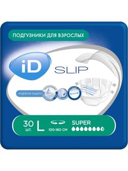 Подгузники для взрослых iD Slip, размер L, 30 шт.