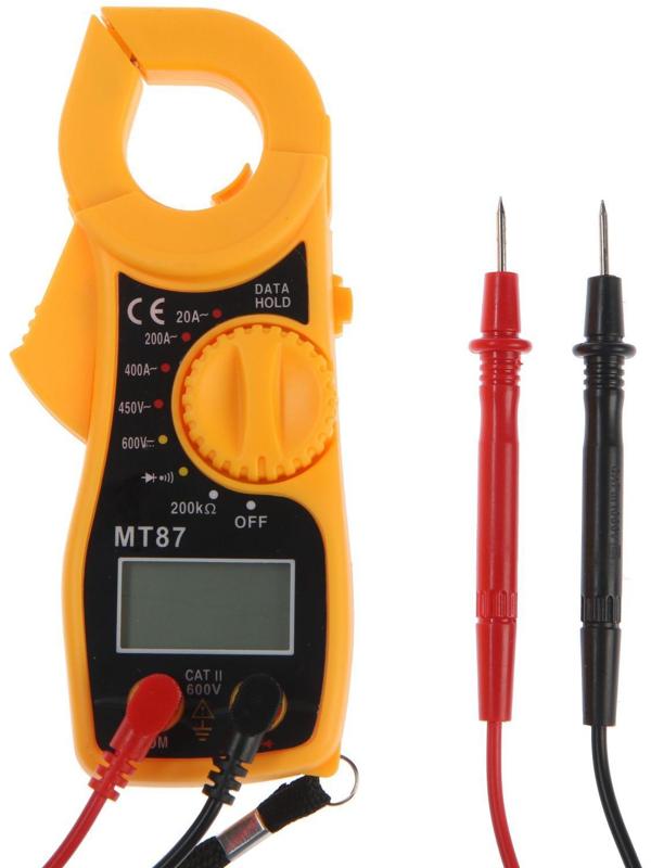 Токовые клещи ТУНДРА, MT 87, ACV/DCV, ACA, 200KΩ, прозвон