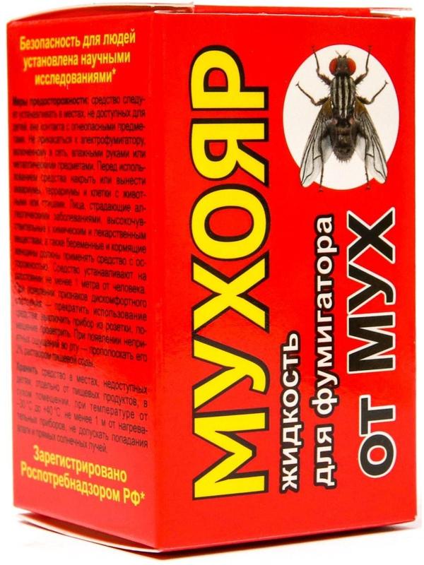 Дополнительный флакон-жидкость от мух 