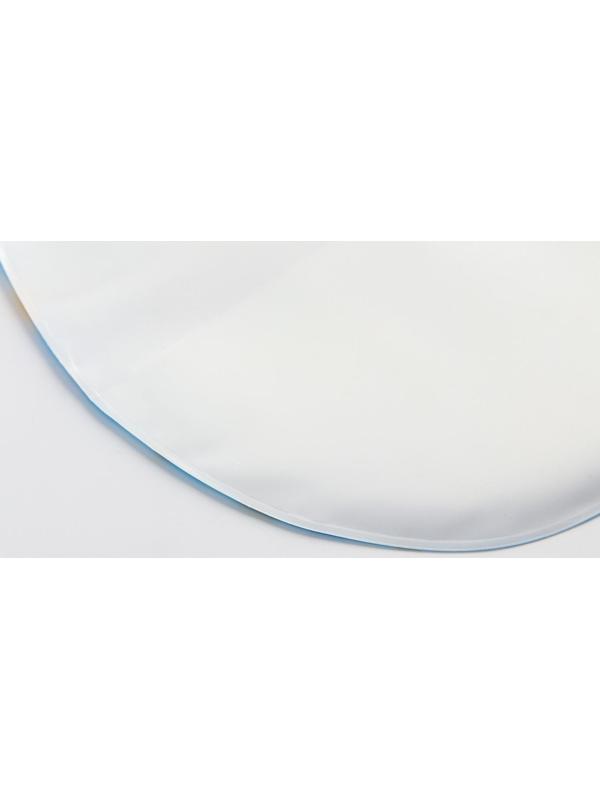 Нагрудник для кормления «Динозаврики» непромокаемый на липучке, с карманом, мягкий