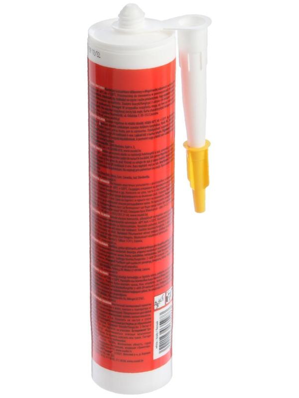 Герметик силиконовый Soudal Profil, санитарный, белый, 270 мл