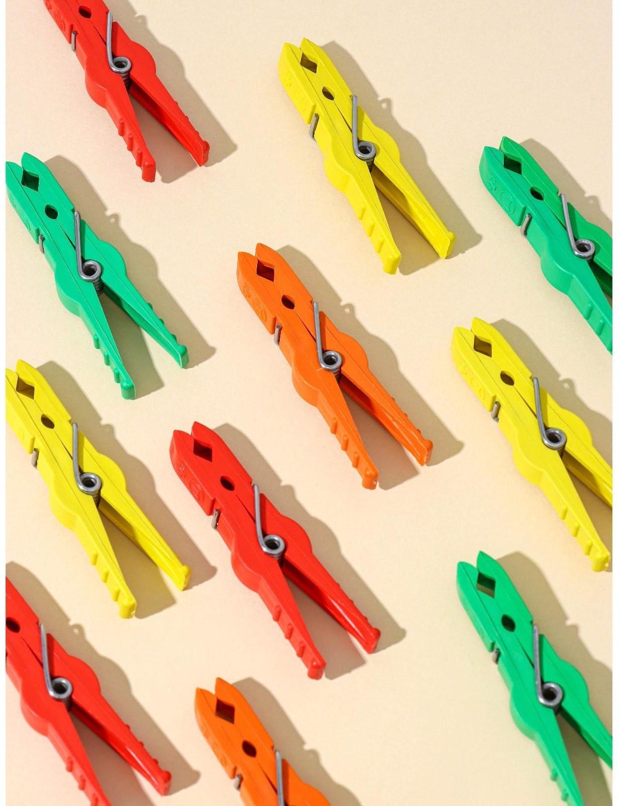 Прищепки бельевые «Кубаночка», 8 см, 12 шт, цвет МИКС