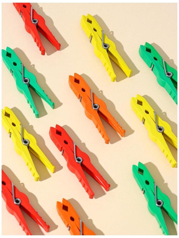 Прищепки бельевые «Кубаночка», 8 см, 12 шт, цвет МИКС