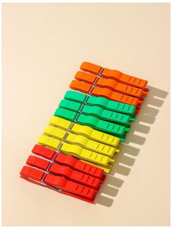 Прищепки бельевые «Кубаночка», 8 см, 12 шт, цвет МИКС