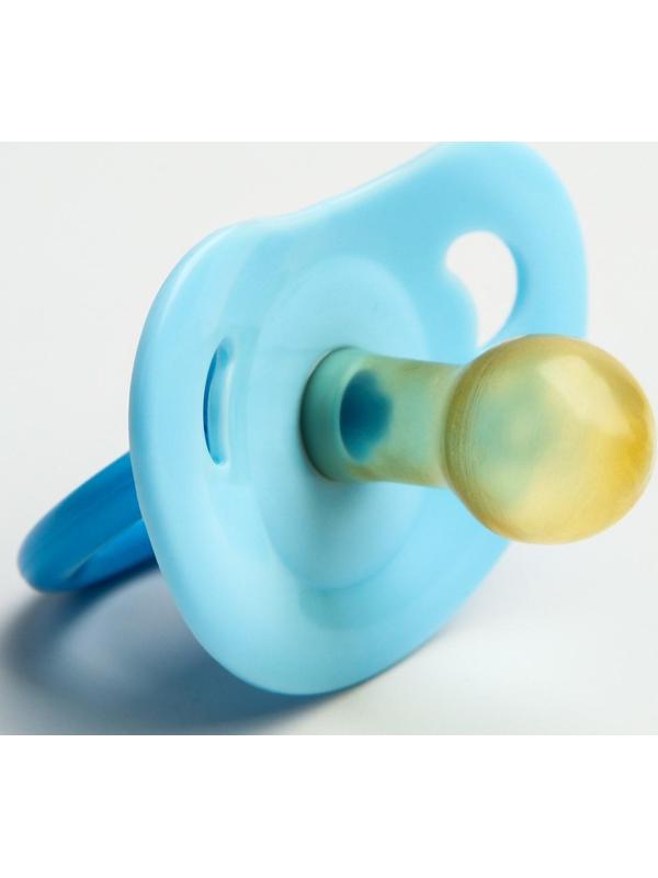 Соска-пустышка латексная классическая «Весёлое настроение», от 0 мес., цвета МИКС