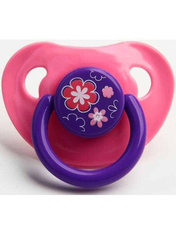 Соска-пустышка латексная классическая «Весёлое настроение», от 0 мес., цвета МИКС