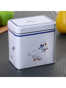 Банка для сыпучих продуктов «Гуси», 600 мл, d=6,7 см