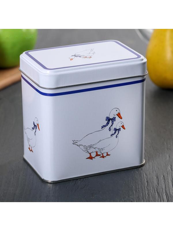 Банка для сыпучих продуктов «Гуси», 600 мл, d=6,7 см