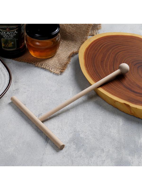 Палочка/ лопатка для приготовления блинов большая, д=16 см, ручка 22 см