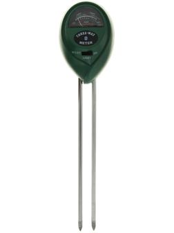 Прибор для измерения Luazon, влажность/pH/кислотность/освещенность почвы, зеленый