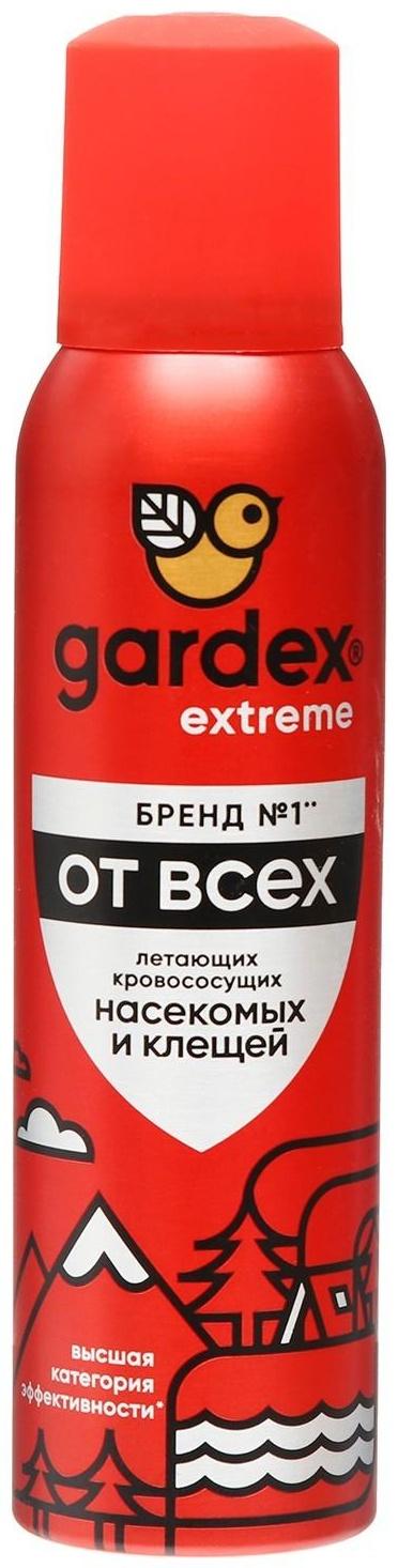Аэрозоль от всех летающих кровососущих насекомых и клещей Gardex Extreme, 150 мл