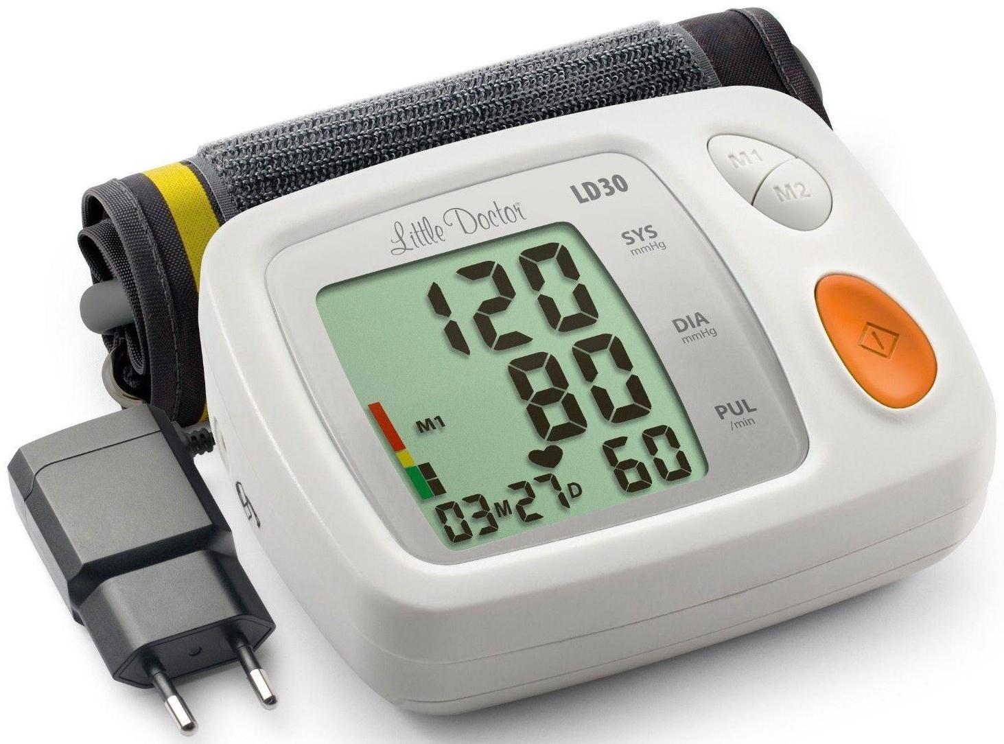 Тонометр Little Doctor LD-30, автоматический, манжета 25-36 см, 4хАА, с адаптером