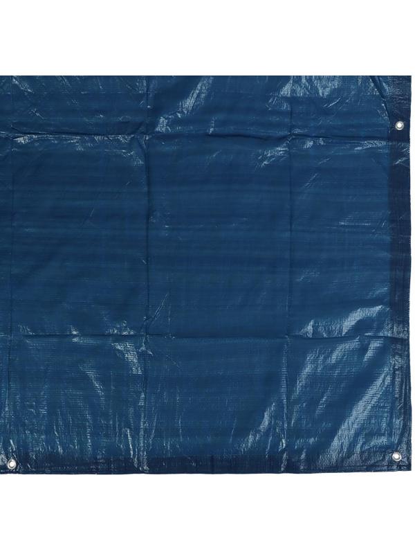 Тент защитный, 3 × 2 м, плотность 60 г/м², люверсы шаг 1 м, синий