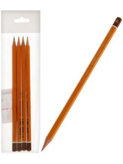 Набор карандашей чернографитных разной твердости 5 штук Koh-i-Noor 1500/5, НВ, B, H, 2H, 2B