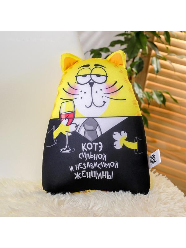 Подушка, игрушка-антистресс «Котэ сильной и независимой женщины»