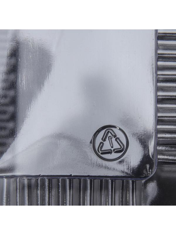 Контейнер одноразовый с неразьёмной крышкой, 1,77 л, 24×14×9 см, цвет прозрачный